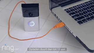 Je Ring Video Doorbell opladen [upl. by Glogau345]