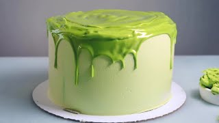 Green Tea Matcha Cake  Infused Matcha Flavour Cake  Nyam Nyam [upl. by Alleyne156]