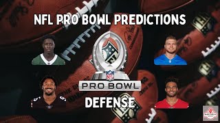 NFL Pro Bowl Defense predictions [upl. by Dun]