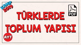 Türklerde Toplum Yapısı  AYT Tarih [upl. by Aerbua]