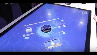 Mobileye interactive display of ADAS and AV solutions at CES 2020 [upl. by Tioneb]