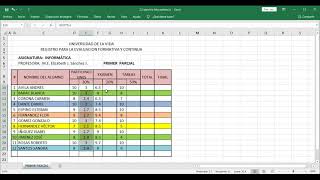 LISTA DE ASISTENCIA CON CALIFICACIONES [upl. by Amsa37]