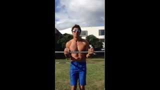 Supinated Muscle Up Tutorial by World Record Holder Marcus Bondi Beach [upl. by Knick145]