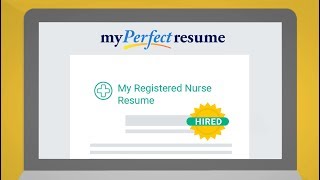 Resume Templates That Fit Your Needs MyPerfectResume [upl. by Mert]