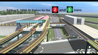 Trainz 2019MTA New York City Subway Editing the East 180th Street Station for the 25 Trains [upl. by Dareen847]