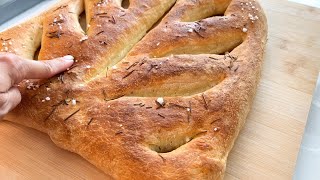 How to Make Fougasse  French Flat Bread Recipe [upl. by Yrocaj]