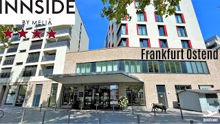 INNSIDE by MELIA FRANKFURT OSTEND  BUSINESS HOTEL at ECB FRANKFURT  HOTEL REVIEW 4K ULTRA HD [upl. by Nyleda416]