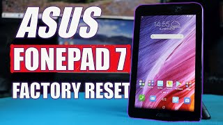 ASUS FONEPAD 7 K012 TABLET FACTORY RESET AND COMPLETE SETUP [upl. by Ynavoeg]