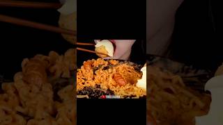 Cheesy carbo fire noodles 까르보 불닭  Bburinkle 뿌링클 사이드 메뉴 먹방 [upl. by Tilden]