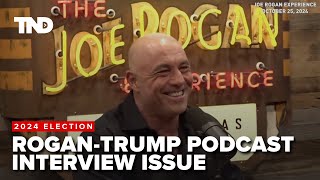 YouTube responds to RoganTrump podcast interview issue raised by users podcaster [upl. by Meeks]