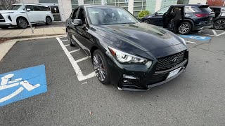 2023 INFINITI Q50 Red Sport 400 VA Chantilly Fairfax Ashburn Gainesville Sterling [upl. by Efinnej766]