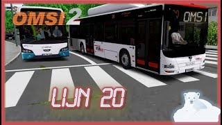 🎮 OMSI 2 Vlietburg V67 met de VDL Citea Lijn 20 [upl. by Sucramed]