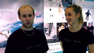 French National Figure Skating Team testing and praise Glice synthetic ice as incomparable [upl. by Hamitaf]