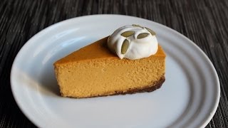 Pumpkin Cheesecake Recipe  How to Make Pumpkin Cheesecake [upl. by Haroppizt]