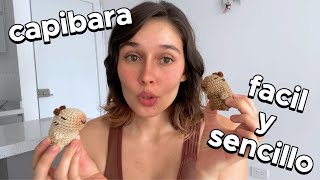 Capibara tejido a crochet paso a paso [upl. by Tattan121]