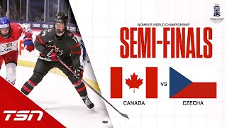 Canada vs Czechia FULL HIGHLIGHTS  2024 IIHF Womens World Championship SemiFinal [upl. by Danya403]