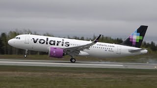 Volaris  Airbus A320 271N  Takeoff amp Landing [upl. by Audun654]