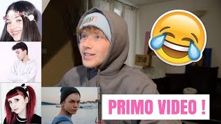 REAZIONE AL PRIMO VIDEO DEGLI YOUTUBER [upl. by Luas]