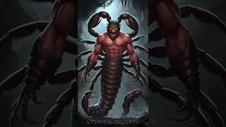 Scorpion and man Hybrid Ai Video  Ai Chimera Creations hybrid hybridanimal [upl. by Petulah343]