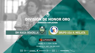 2425  DHOF  BM IKASA BOADILLA vs GRUPO USA H MISLATA [upl. by Noimad4]