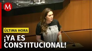 Senado de la República declara constitucional la reforma al Poder Judicial [upl. by Issie]