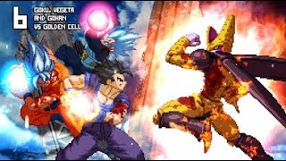 WhatIf 6 Gohan Goku and Vegeta VS Golden Cell [upl. by Polash]