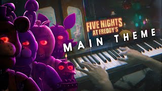 Five Nights at Freddys Movie MAIN THEME Piano Cover [upl. by Nylhsa]