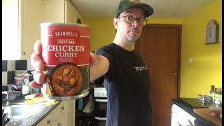 Lets Try Bramwells Hot Chicken Tinned Curry [upl. by Koblick]