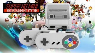 Super Mini SFC Console with 621 in 1 Games Review amp Test  SNES MINI [upl. by Dnomde]