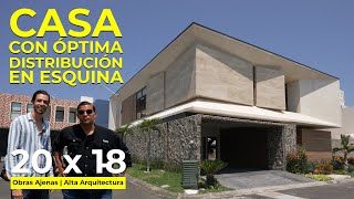 CASA con ÓPTIMA DISTRIBUCIÓN en ESQUINA de MÁRMOL y CHUKUM  Obras Ajenas  Alta Arquitectura [upl. by Yeo138]