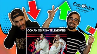 CONAN OSÍRIS  REACT PORTUGAL EUROVISÃO EUROVISION 2019 [upl. by Arvin]