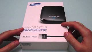 Samsung AllShare Cast Dongle [upl. by Ociredef996]