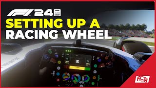 F1 24 How To Set Up Your Racing Wheel [upl. by Eimrej747]