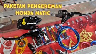 Upgrade Pengereman Honda Vario 125150 Paketan RCB  Master Rem amp Kaliper RCB ‼️ [upl. by Analah]