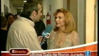 Entrevista minutos antes de la gala ROCÍO JURADO SIEMPRE [upl. by Ahsirhcal535]