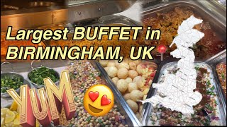 LARGEST BUFFET IN BIRMINGHAM UK📍 SUPER TASTY ASIAN FOOD OVER 60 VARIETY 🤩🥰 [upl. by Yehudi42]