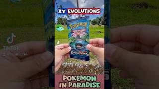 Pokemon in Paradise part 5 Opening an XY Evolutions booster pack ✨ [upl. by Kcim]