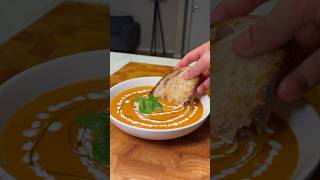 CREAMIEST Roasted Tomato and Pepper Soup Recipe of 2024 Easy amp Vegan [upl. by Htir294]