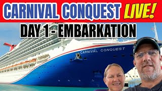 LIVE From the Carnival Conquest With Tall Mans Cruise Adventures [upl. by Arbuckle]