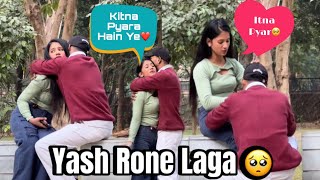 YASH KE UPER KIYA SHAADI PRANK  YASH RONE LAGA 🥺 viralvideo prank [upl. by Ardrey]