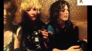 1970s The Slits Interview and Performance Punk London  Premium Footage [upl. by Yrtnahc]