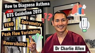 New Asthma Diagnosis 4 Easy Steps  FENO Spirometry Peak Flow Variability  BTS guideline 2019 [upl. by Kippie517]