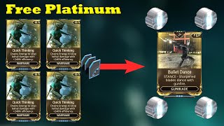 Warframe  Easy FREE Platinum  Mod Transmutation Guide [upl. by Eiramrefinnej]