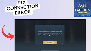 How to fix connection Error in Age of empires Mobile [upl. by Karlan229]