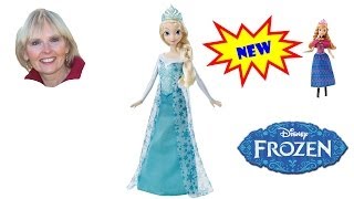 ♥♥ Musical Magic Elsa Fashion Doll Opens Surprise Egg [upl. by Christian]