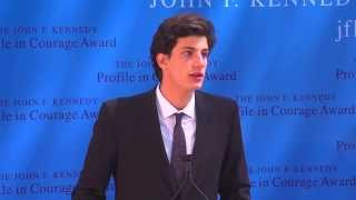 quotThe courage to admit that you are wrongquot Jack Schlossberg 2015 Profile in Courage Ceremony [upl. by Triley952]