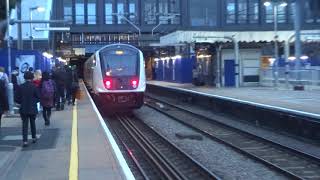 TFL Rail Class 345 Aventra departing from Seven Kings [upl. by Deland]