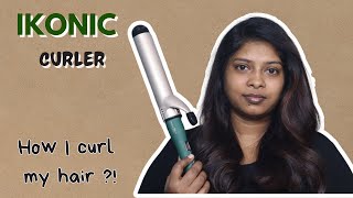 How I Curl My Hair using Ikonic Professional Emerald Curling Tong CT 38mm [upl. by Ecyal310]