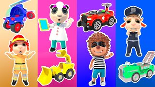 The Kids Got All The Cars Mixed Up  Cartoon for Kids  Dolly and Friends [upl. by Ahseenak]