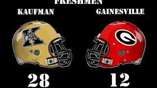 Kaufman vs Gainesville 2014 Freshmen Highlights [upl. by Jansen]